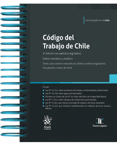 CÓDIGO DEL TRABAJO DE CHILE 2026 - TIRANT LO BLANCH