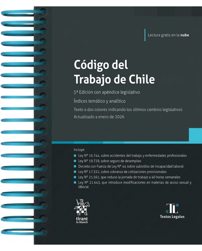 CÓDIGO DEL TRABAJO DE CHILE 2026 - TIRANT LO BLANCH