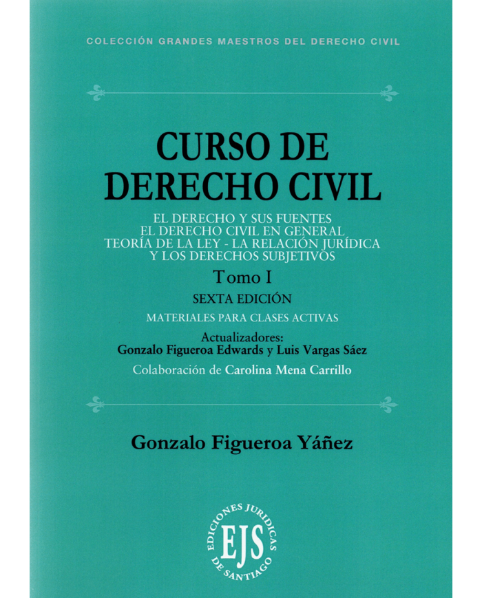 CURSO DE DERECHO CIVIL - TOMO I - EL DERECHO Y SUS FUENTES - EL DERECHO CIVIL EN GENERAL - TEORÍA DE LA LEY