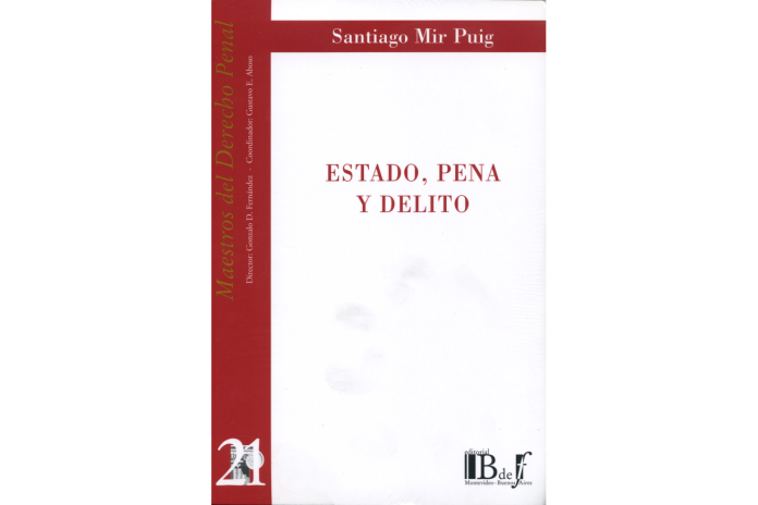 (21) ESTADO, PENA Y DELITO