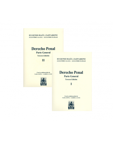 DERECHO PENAL - PARTE GENERAL - 2 TOMOS