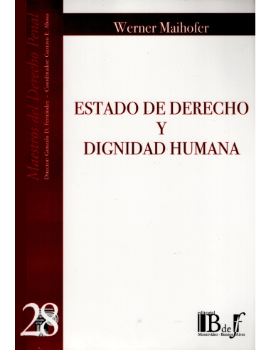 (28) ESTADO DE DERECHO Y DIGNIDAD HUMANA