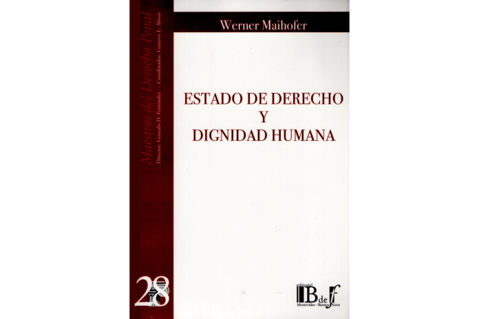 (28) ESTADO DE DERECHO Y DIGNIDAD HUMANA