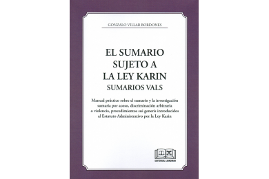 EL SUMARIO SUJETO A LA LEY KARIN - SUMARIOS VALS