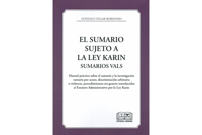 EL SUMARIO SUJETO A LA LEY KARIN - SUMARIOS VALS