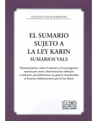EL SUMARIO SUJETO A LA LEY KARIN - SUMARIOS VALS