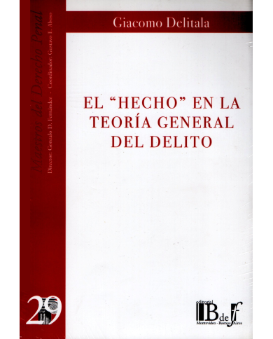 (29) EL HECHO EN LA TEORÍA GENERAL DEL DELITO