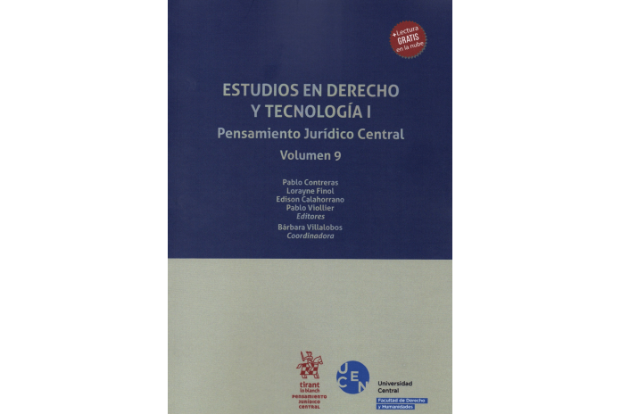 ESTUDIOS EN DERECHO Y TECNOLOGÍA I - PENSAMIENTO JURÍDICO CENTRAL VOL.9