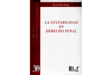 (30) LA CULPABILIDAD EN EL DERECHO PENAL