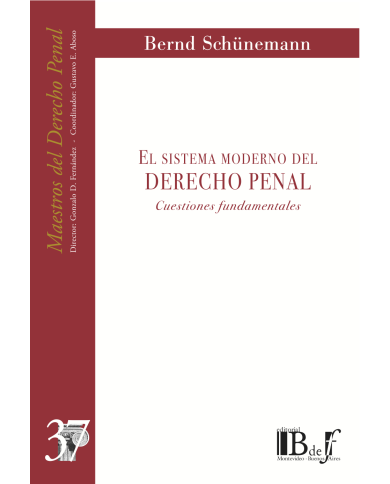 (37) EL SISTEMA MODERNO DEL DERECHO PENAL