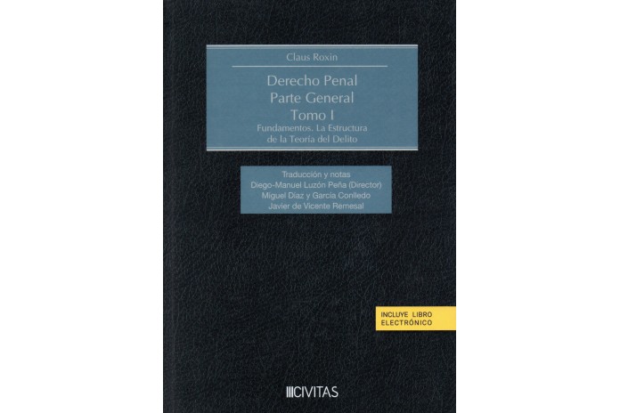 PACK DERECHO PENAL - PARTE GENERAL - TOMOS I Y II - CLAUS ROXIN
