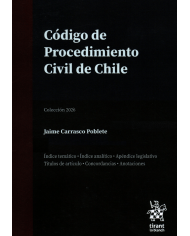 CÓDIGO DE PROCEDIMIENTO CIVIL DE CHILE - EDICIÓN PROFESIONAL - TIRANT LO BLANCH