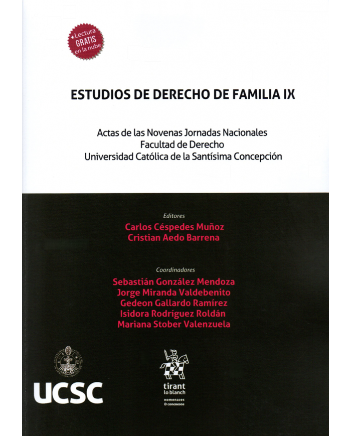 ESTUDIOS DE DERECHO DE FAMILIA IX - ACTAS DE LAS NOVENAS JORNADAS NACIONALES