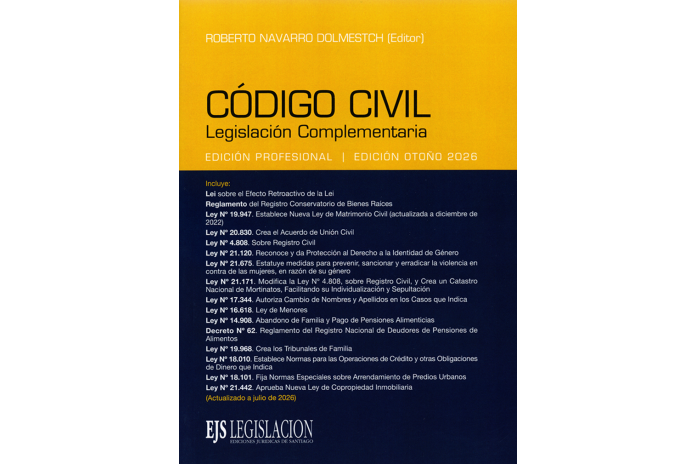 CÓDIGO CIVIL - LEGISLACIÓN COMPLEMENTARIA - 2026