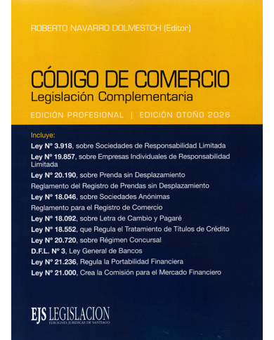 CÓDIGO DE COMERCIO - LEGISLACIÓN COMPLEMENTARIA - 2026