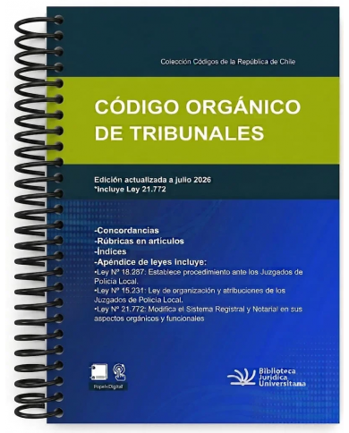 CÓDIGO ORGÁNICO DE TRIBUNALES 2026 - ESTUDIANTIL