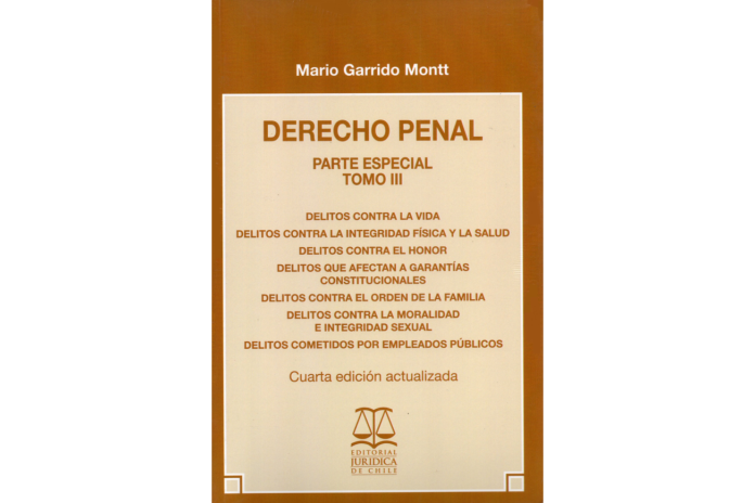 DERECHO PENAL - TOMO III